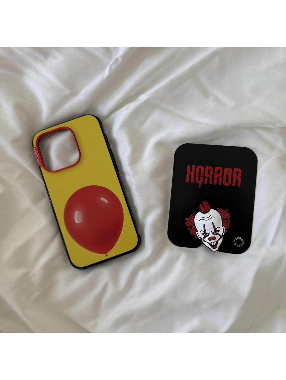 iPhone 14 Pro IT (penny wise) case + popsocket